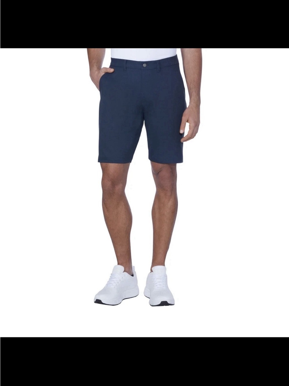 Kirkland Signature Navy Blue Flat Front Men's Shorts